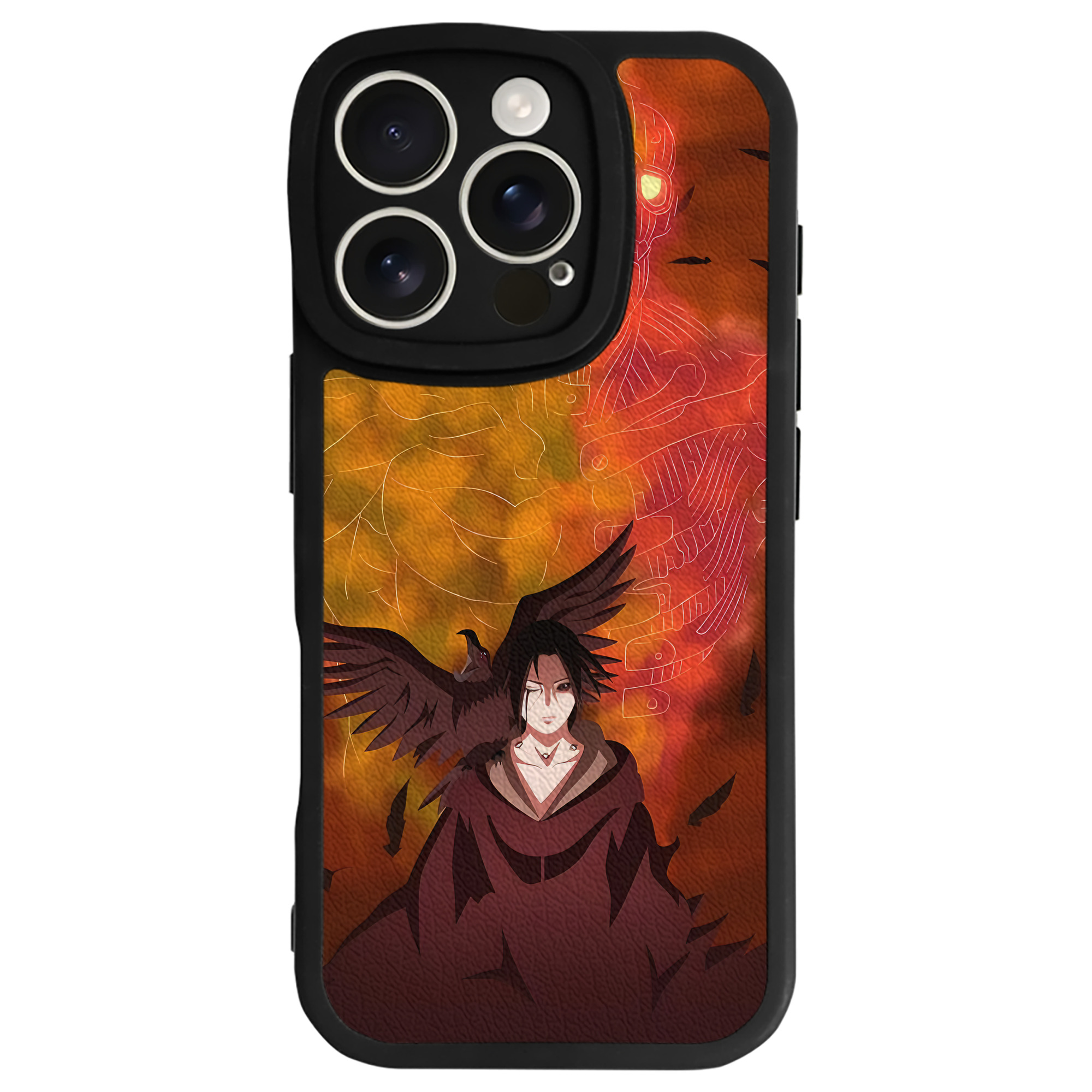（画像用） NARUTO -ナルト- NARUTO -ナルト- 疾風伝 【iPhone 16シリーズ対応】シリコンスマホケース（レザー調） 材質：シリコン